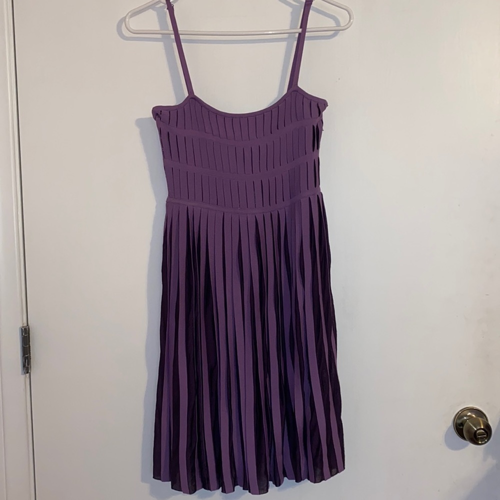 Bebe dress, size small, two shades of purple